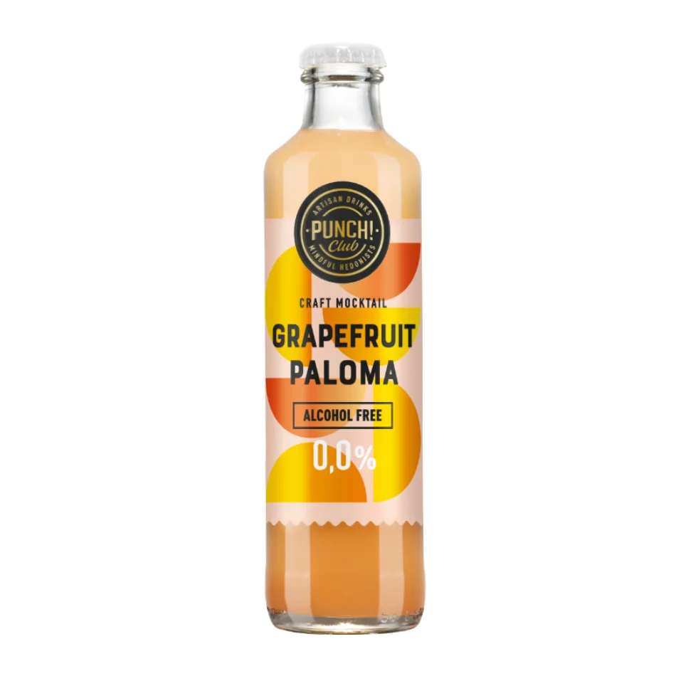 [DX261] Cocktail Bezalkoholni Grapefruit Paloma 0.0% Punch Club 0,25 L
