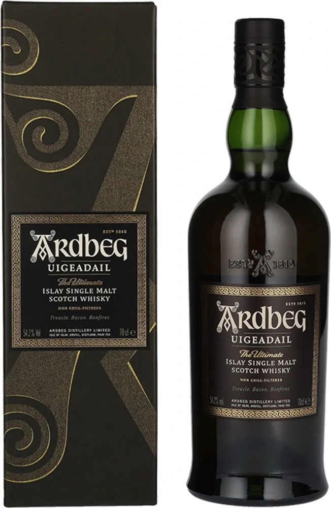 [DX6675] Škotski viski Ardbeg UIGEADAIL Islay Single Malt poklon kutija 0,7 L