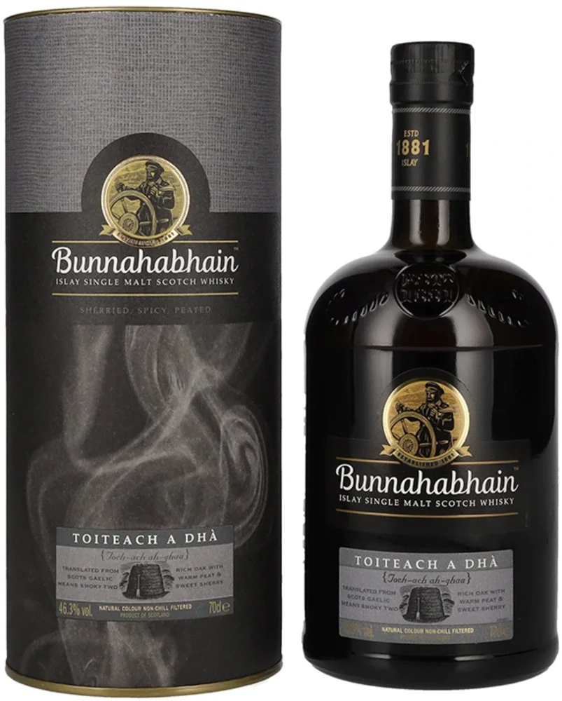[DX2648] Škotski viski Bunnahabhain TOITEACH A DHA Single Malt poklon kutija 0,7 L