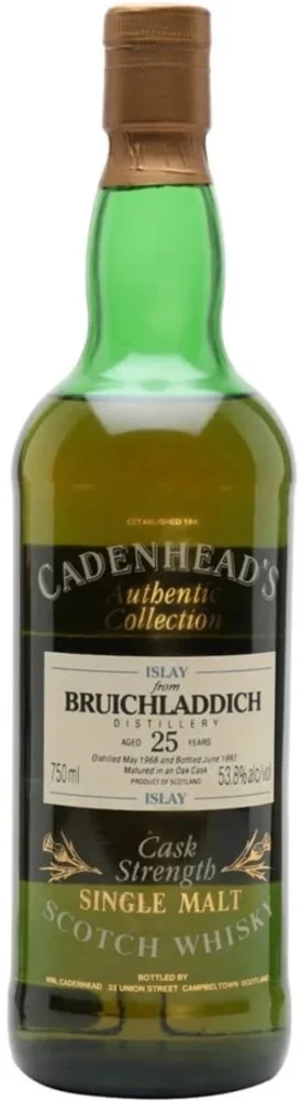 [DX4266] Škotski viski Cadenhead's Bruichladdich 25 Year Old 1968 0,7 L