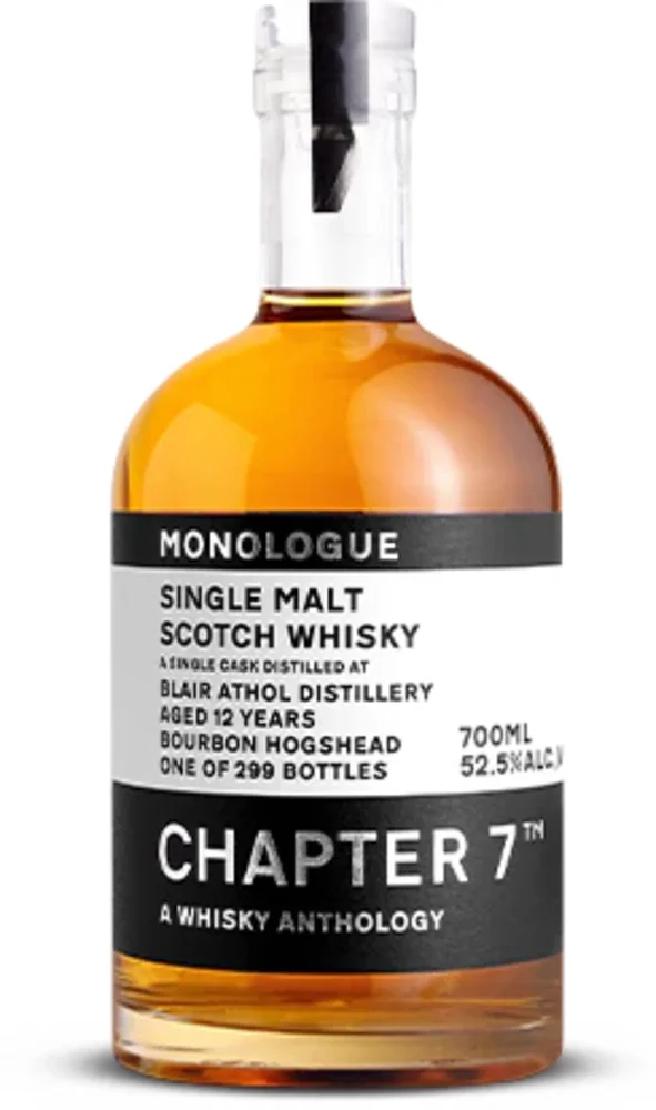 [DX3323] Škotski viski Chapter 7 Monologue 12 Year Old Blair Athol 2009 Bourbon Cask 0,7 L