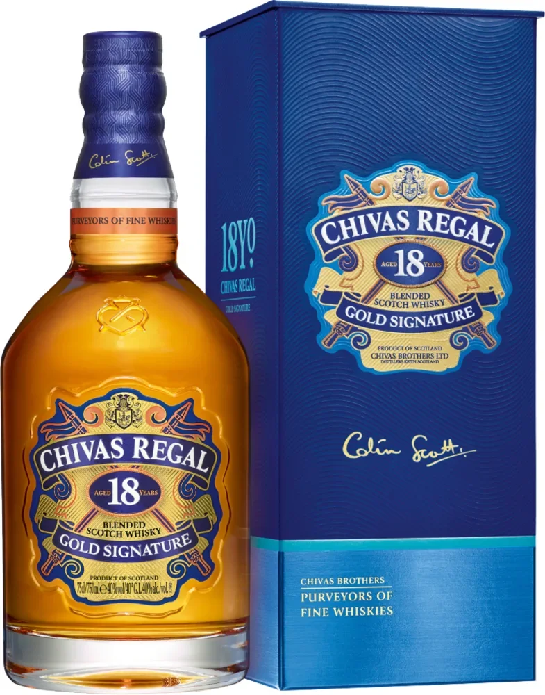 [DX5982] Škotski viski Chivas Regal 18 godina poklon kutija 0,7 L