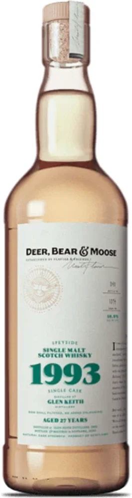 [DX988] Škotski viski Deer, Bear & Moose Glen Keith 1993 0,7 L