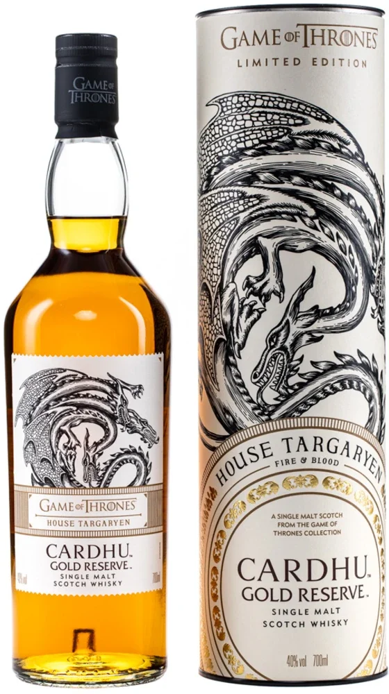 [DX5914] Škotski viski Game of Thrones Cardhu Gold reserve Single malt poklon kutija 0,7 L