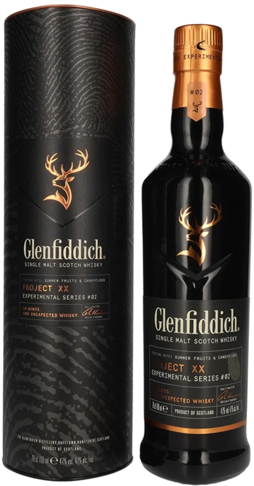 [DX7810] Škotski viski Glenfiddich Project XX Single mlat poklon kutija 0,7 L