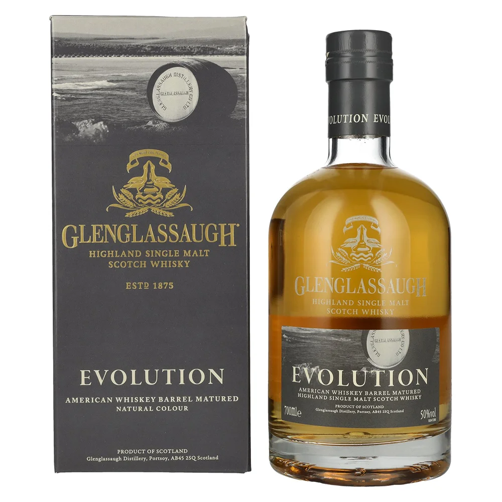 [DX2222] Škotski viski Glenglassaugh Evolution Single Malt poklon kutija 0,7 L