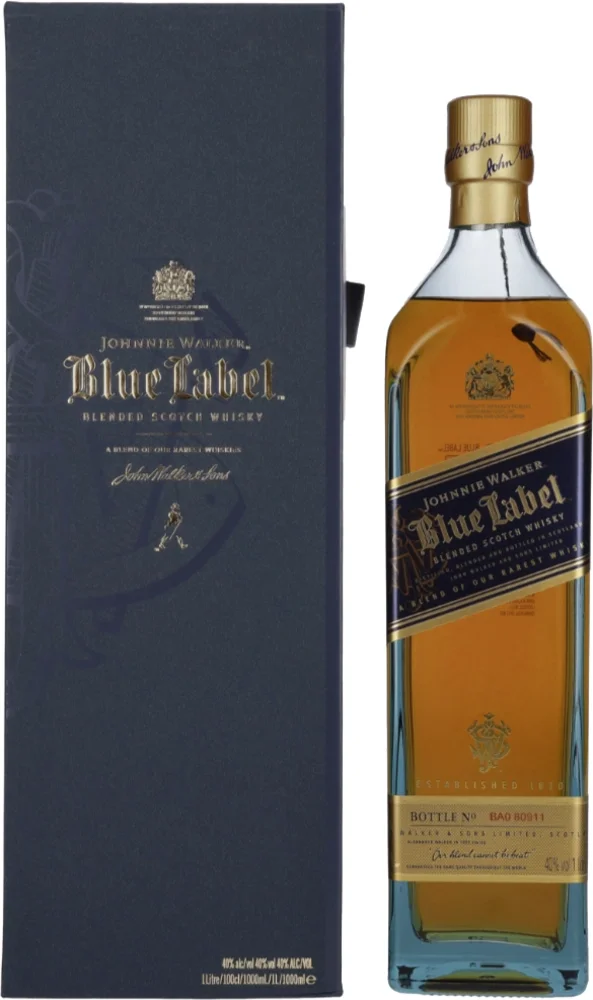 [DX8434] Škotski viski Johnnie Walker Blue Label poklon kutija 1 L