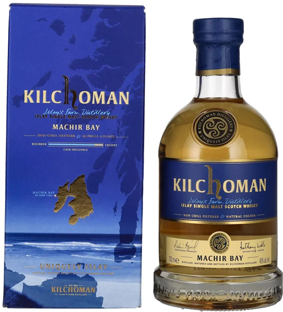 [DX2734] Škotski viski Kilchoman MACHIR BAY Islay Single Malt poklon kutija 0,7 L
