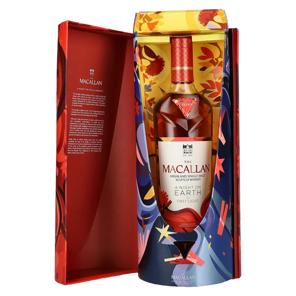 [DX7410] Škotski viski Macallan A NIGHT ON EARTH THE FIRST LIGHT poklon kutija 0,7 L