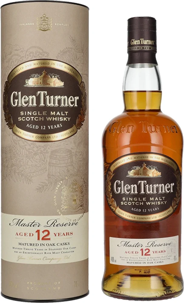 [DX6444] Škotski viski Master Legend 12y Single malt Glen Turner poklon kutija 0,7 L