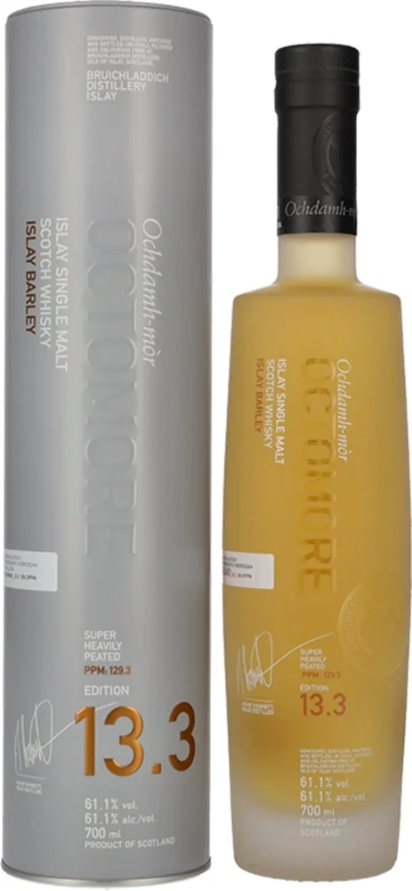 [DX5940] Škotski viski Octomore EDITION: 13.3 Super Heavily Peated Islay Barley 2022 poklon kutija 0,7 L