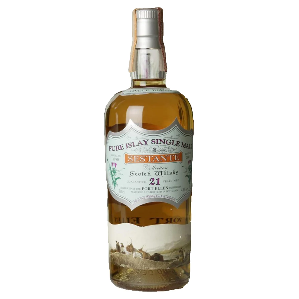[DX4569] Škotski viski Port Ellen 21 Year Old 1980 Silver Seal (Sestante Collection) 0,7 L