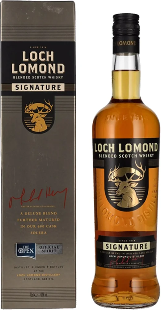[DX9168] Škotski viski SIGNATURE Blended Loch Lomond poklon kutija 0,7 L