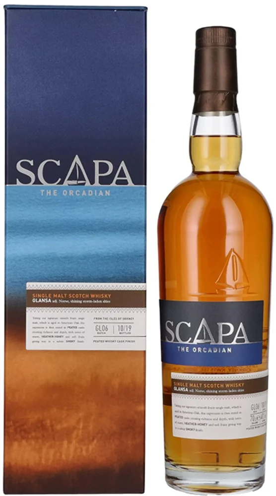 [DX1541] Škotski viski Scapa The Orcadian Glansa poklon kutija 0,7 L