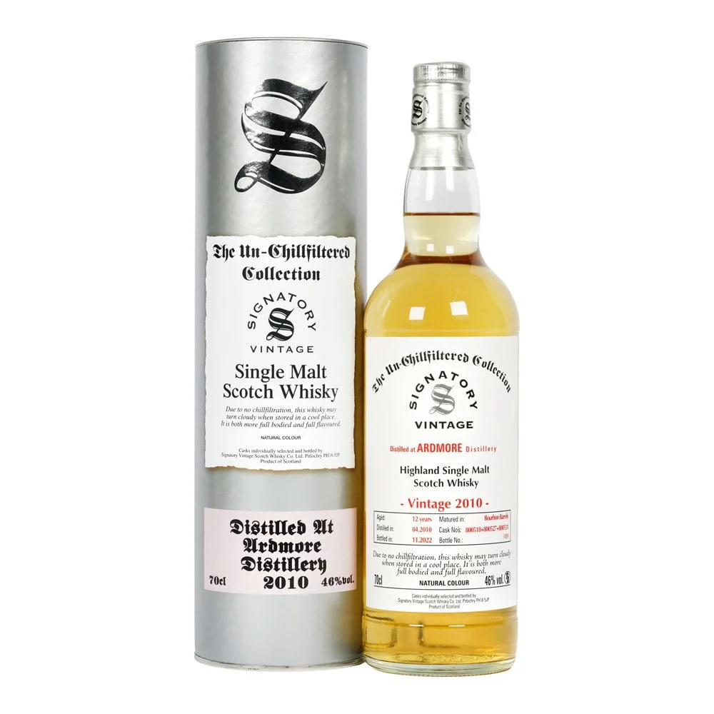 [DX2403] Škotski viski Signatory Vintage Single Malt Urbmore 2010 poklon kutija 0,7 L