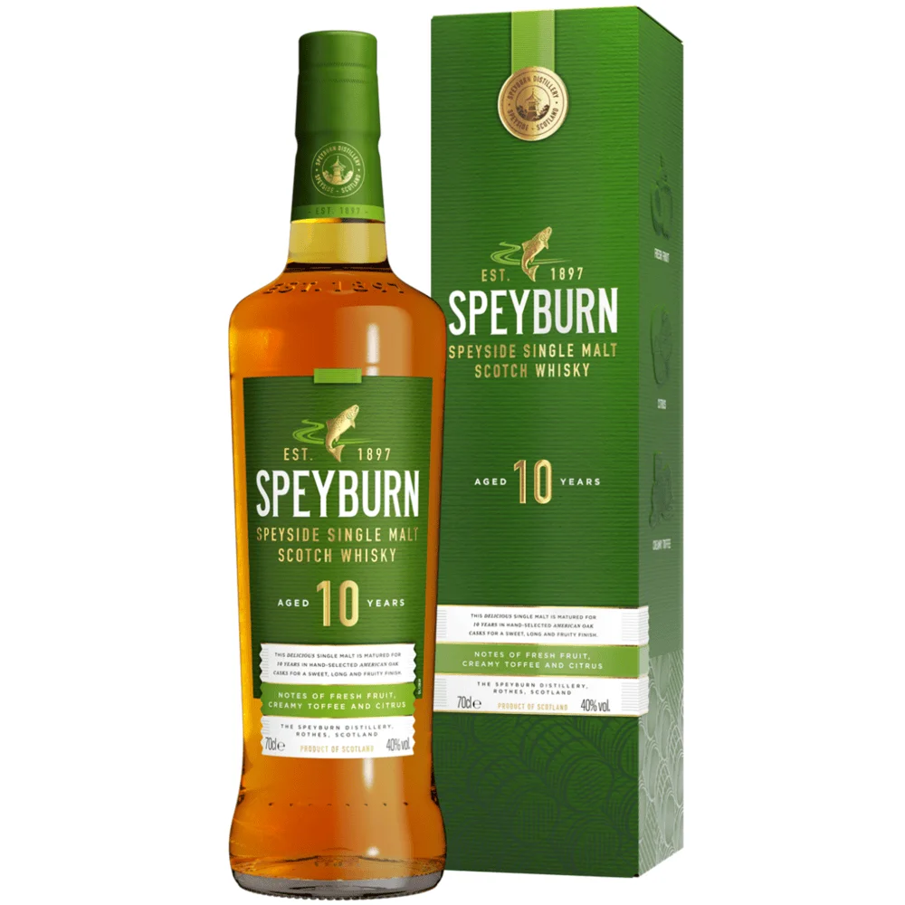 [DX2434] Škotski viski Speyburn 10yo Single malt poklon kutija 0,7 L