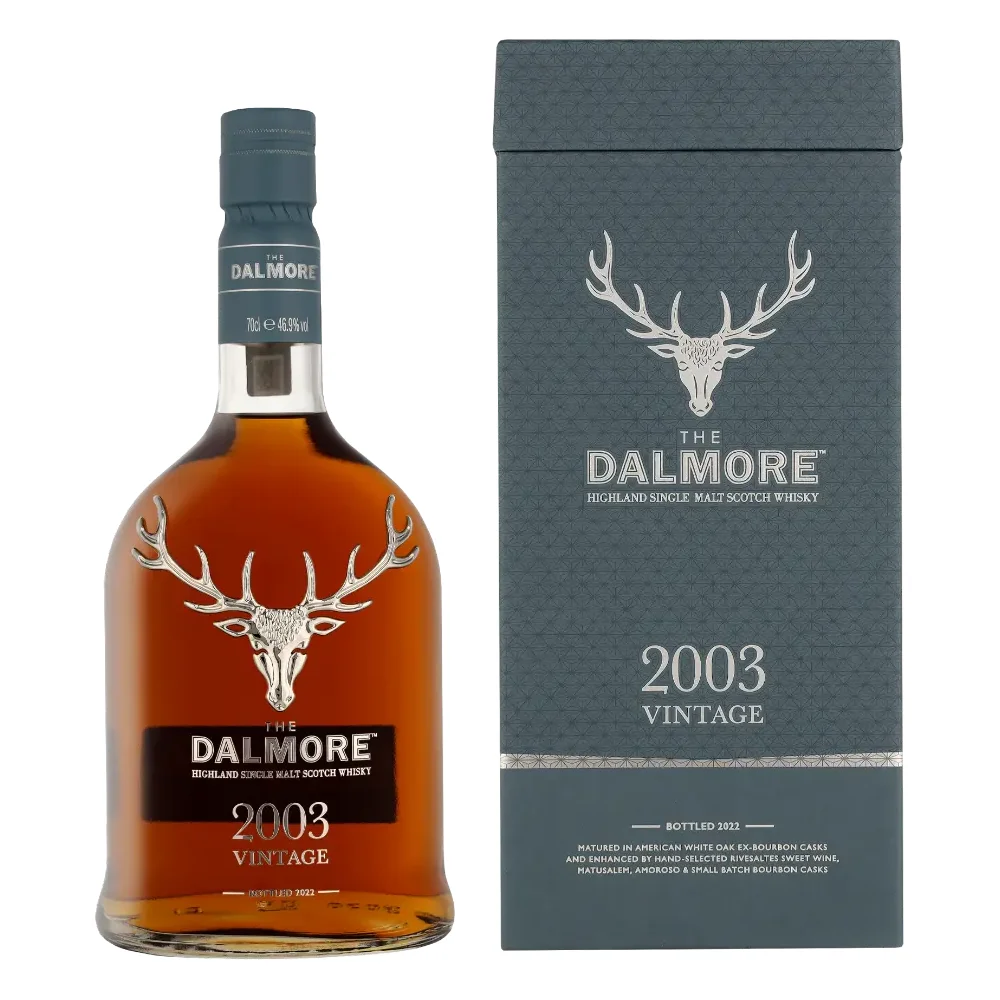 [DX3622] Škotski viski The Dalmore 2003 Vintage Highland Single Malt poklon kutija 0,7 L