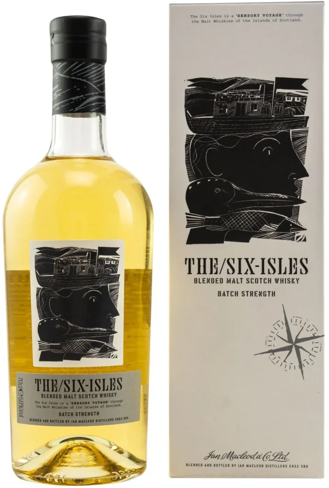 [DX8514] Škotski viski The Six Isles Voyager Batch Strength 0,7 L