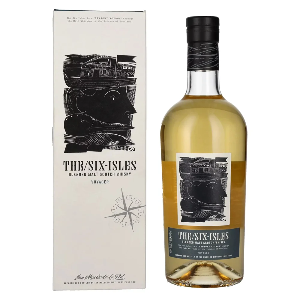 [DX5935] Škotski viski The Six Isles Voyager Blended Malt poklon kutija 0,7 L