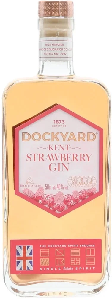 [DX1524] Gin Dockyard Kent Strawberry 0,5 L